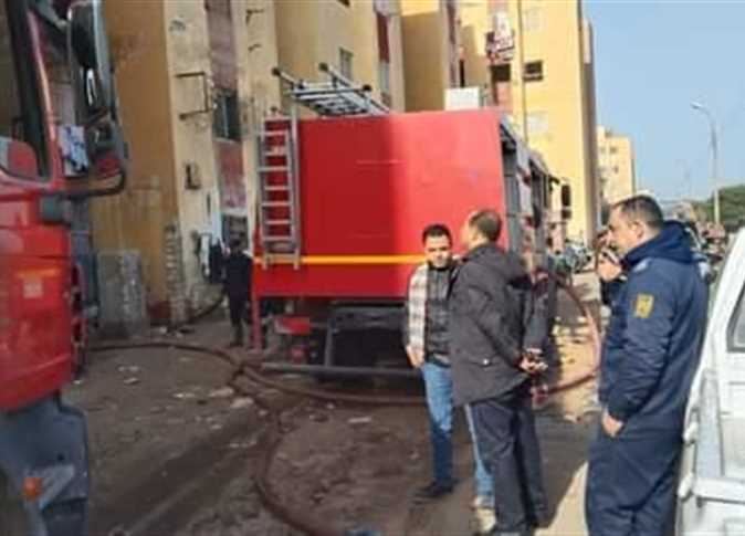 شقة سكنيةحريق 